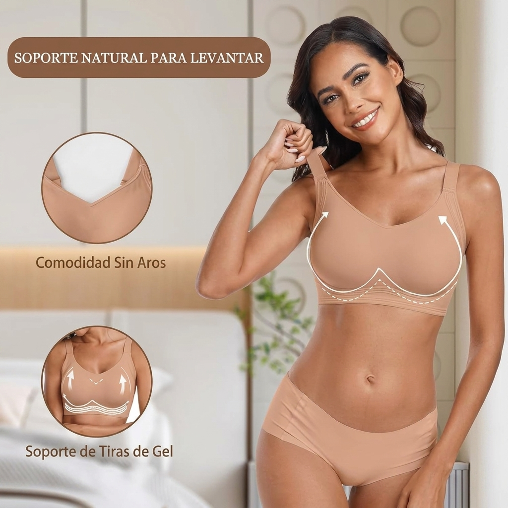 Sujetador Feminella: comodidad suave como una nube, sin aros