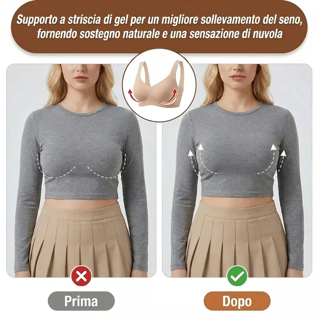 Reggiseno Feminella – comfort morbido come una nuvola, senza ferretto