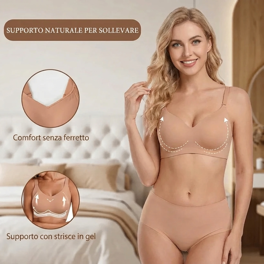 Reggiseno Feminella – comfort morbido come una nuvola, senza ferretto